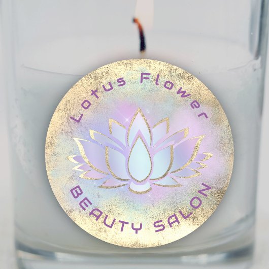 Sticker Rond logo Lotus