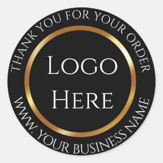 Sticker Rond Logo Merci ici