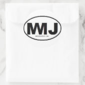 Sticker Rond Logo Mind Junket (Sac)