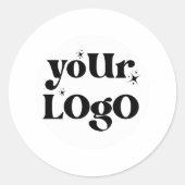 Sticker Rond Logo minimaliste (Devant)