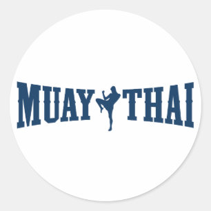 Sticker Rond Logo Muay Thai