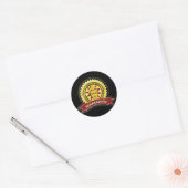 Sticker Rond Logo Namaste Bouddha (Enveloppe)