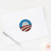 Sticker Rond Logo Obama (Enveloppe)