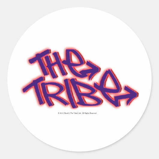 Sticker Rond Logo officiel de la tribu (Devant)