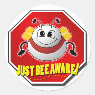 Sticker Rond Logo Officiel Just Aware