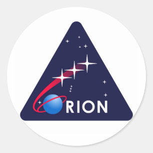 Sticker Rond Logo Orion de la NASA