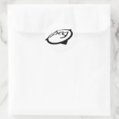 Sticker Rond Logo Peg (Sac)