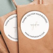 Sticker Rond Logo personnalisé pour petits groupes d'entreprise