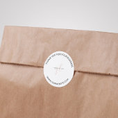 Sticker Rond Logo personnalisé pour petits groupes d'entreprise