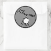 Sticker Rond Logo PixlPshr (Sac)