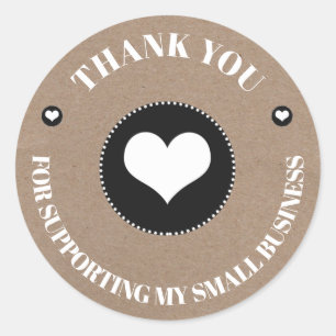 Sticker Rond Logo professionnel Merci PME
