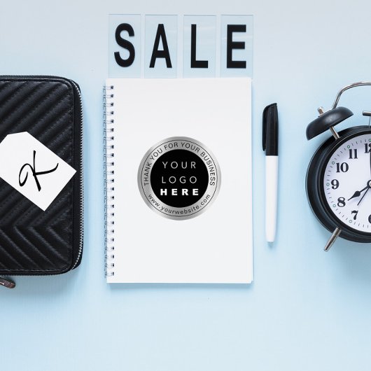 Sticker Rond Logo Professionnel Merci Promotions Business