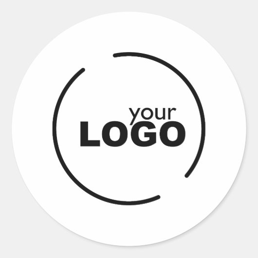 Sticker Rond Logo professionnel moderne (Devant)