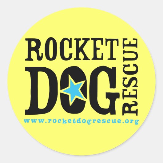 Sticker Rond Logo RDR (noir/bleu) (Devant)