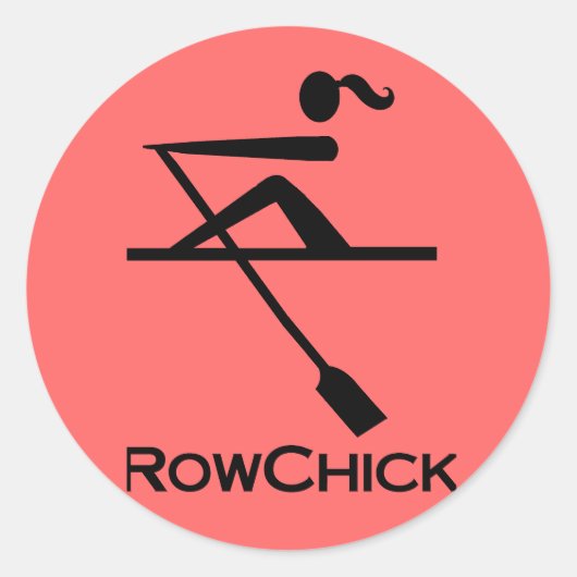 Sticker Rond Logo RowChick (Devant)