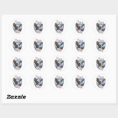 Sticker Rond logo S'envolez dans le ciel (Feuille)