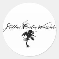 Logo Stafford Custom Woodworks Noir & Blanc
