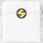 Sticker Rond Logo SteelMan (Sac)