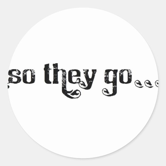 Sticker Rond logo STG Roll blanc (Devant)