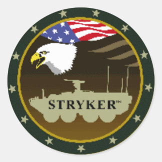Sticker Rond logo stryker
