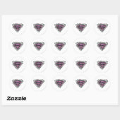 Sticker Rond Logo Supergirl Pins (Feuille)