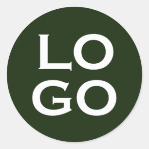 Sticker Rond Logo sur mesure de l'entreprise ou de l'entreprise
