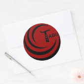 Sticker Rond Logo Tabu no back TABU clear GRAND PNG (Enveloppe)