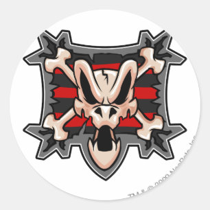 Sticker Rond Logo Team Krawk Island