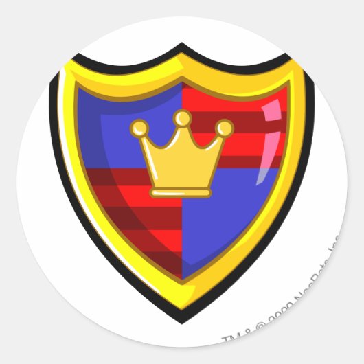 Sticker Rond Logo Team Meridell (Devant)