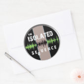 Sticker Rond Logo TIS Couleur transparente (Enveloppe)