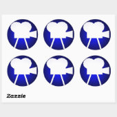 Sticker Rond Logo TTTstudios (Feuille)