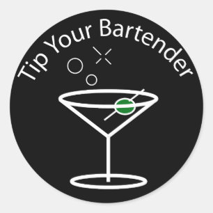 Sticker Rond Logo TYB Martini