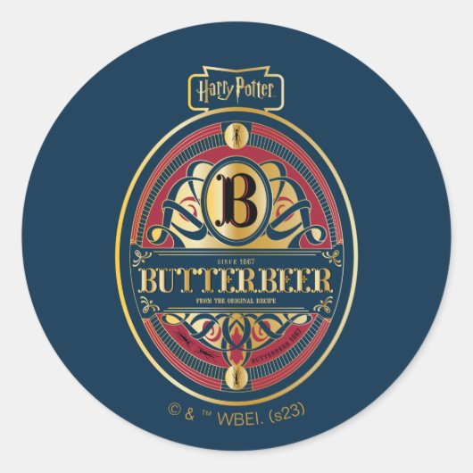 Sticker Rond Logo vertical BUTTERBEER™ (Devant)