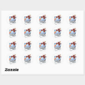 Sticker Rond logo Wales Dragon (Feuille)