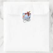 Sticker Rond logo Wales Dragon (Sac)
