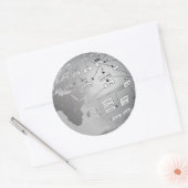 Sticker Rond Logo WikiPathways (Enveloppe)
