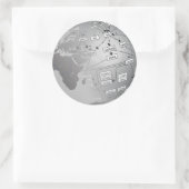 Sticker Rond Logo WikiPathways (Sac)