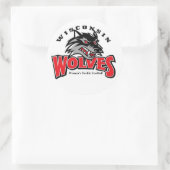 Sticker Rond Logo Wolf (Sac)