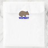 Sticker Rond Logo Wombat III (Sac)