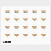 Sticker Rond Logo Wonder Woman 2 (Feuille)