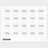 Sticker Rond Logo Wonder Woman Rainbow (Feuille)