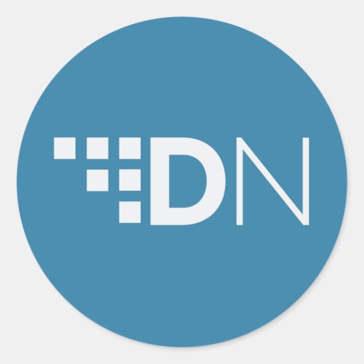 Sticker Rond Logo XDN DigitalNote (Devant)