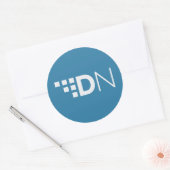 Sticker Rond Logo XDN DigitalNote (Enveloppe)