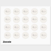 Sticker Rond Logos personnalisés (Feuille)