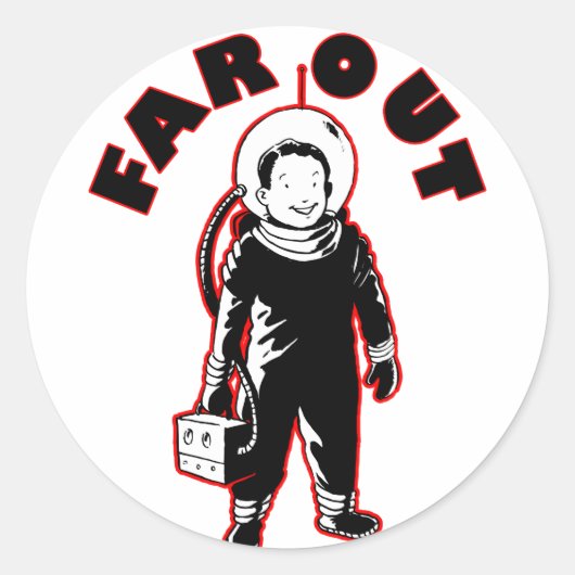 Sticker Rond Loin (Devant)