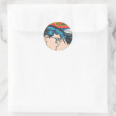 Sticker Rond Lois et Clark Comic (Sac)