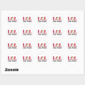 STICKER ROND LOL (Feuille)