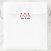 STICKER ROND LOL (Sac)