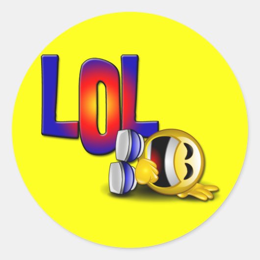 STICKER ROND LOL (Devant)