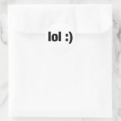 Sticker Rond lol (Sac)